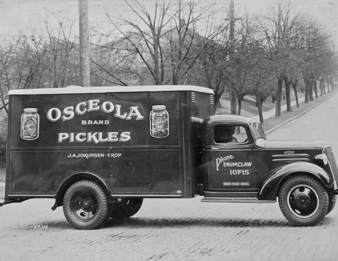 Osceola Pickles Truck,R 1937