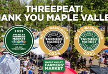 Maple Valley Farmers Market # 1 for Third Time
