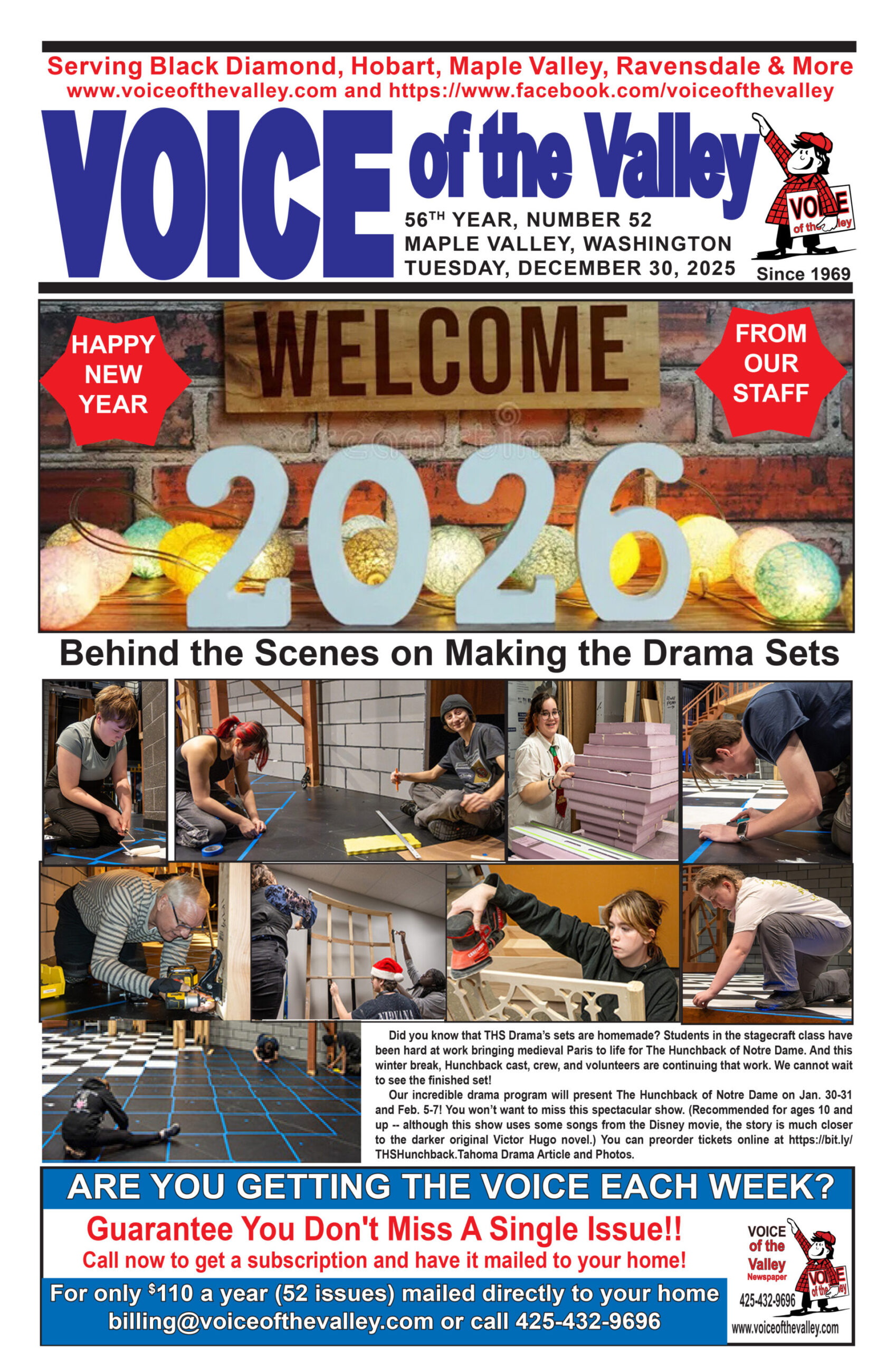 Voice of the Valley Weekly Paper - December 30, 2025