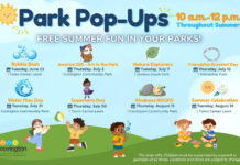 Park Pop Ups in Covington for the Summer
